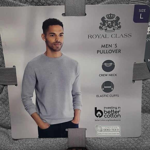 Grey Men's Pullover...New in Package...Size L - Picture 3 of 10